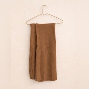 J. Crew Cashmere Oversized Scarf Shawl Camel Brown